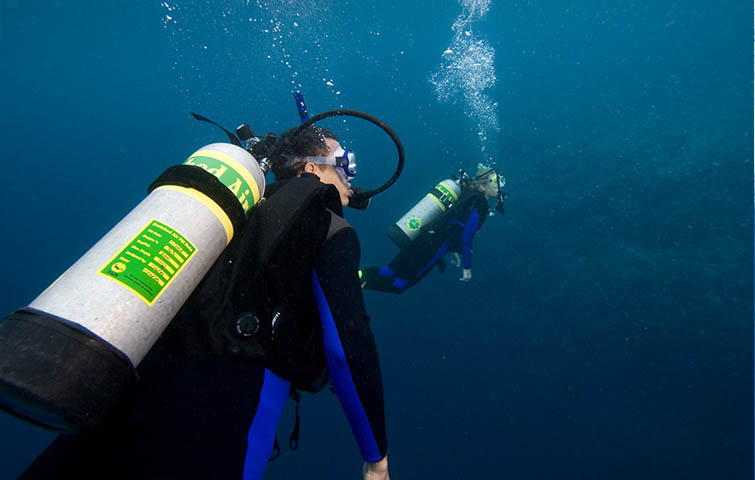curso nitrox posidonia buceo con nitrox